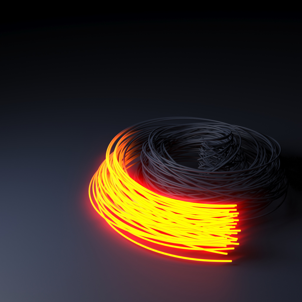 Fiber optics, abstract & blur background